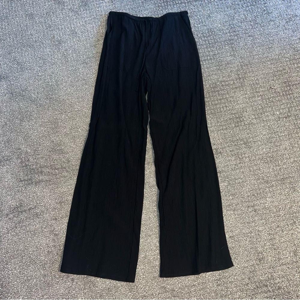 Zara crinkle pants